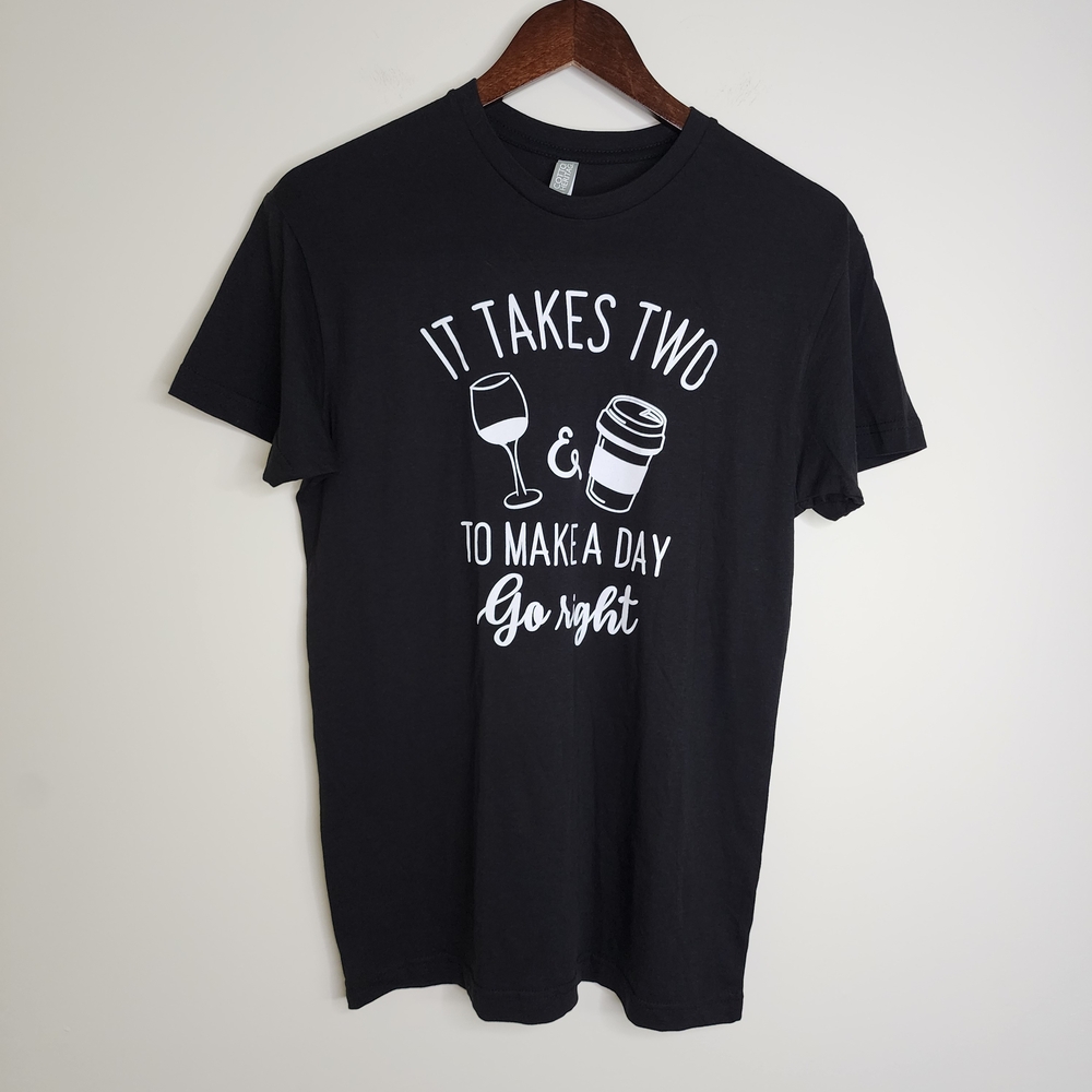Cotton Heritage Womens "It Takes Two" Graphic Tee